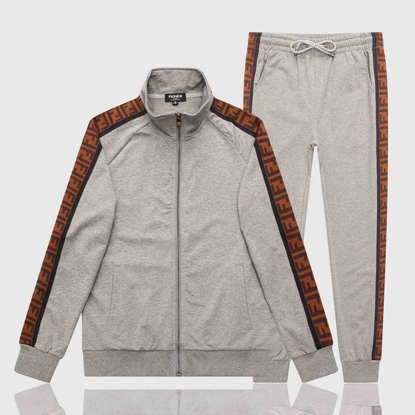 

2020 new mens set sweatsuit designer tracksuit men women hoodies+pants mens clothing sweatshirt pullover casual tennis sport tracksuits, Gray