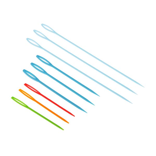 

9 шт пластиковые швейные иглы для diy шерсти вышивка крестом вязание крючком ремесло, Black