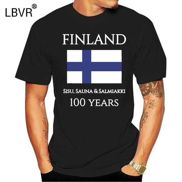 

2020 новые мужчины смешной suomi finland 100 лет рубашка финского флага рубашка футболка