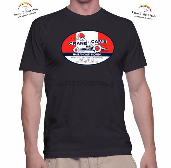 

crane cams drag racing 1960 logo retro vintage men's & women's t shirt