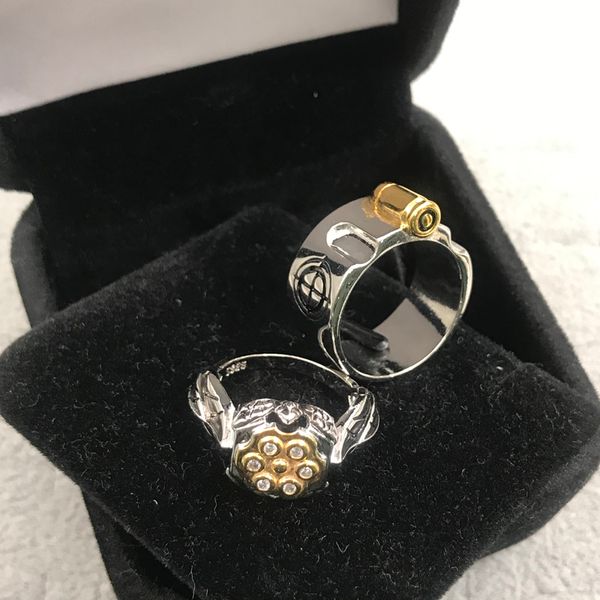 

cluster rings mengyi men bague personality bicolor for women punk gothic slot ring wedding 9 2 5 delicate jewelry, Golden;silver
