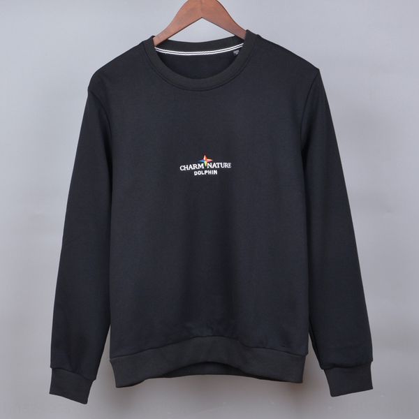 

sweater men's clothing 2020 spring new shopping mall same black round neck fashion simple letter sweater men's fashionable 1o92q 1