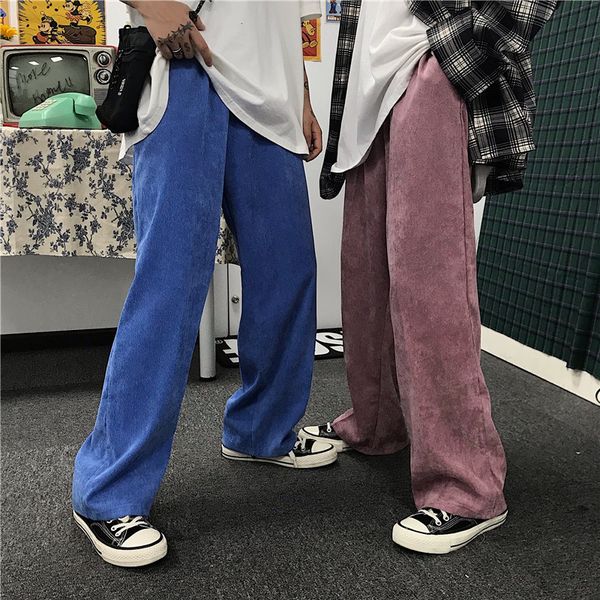 

весна падения сладкий случайный стиль корейской моды женской одежды harajuku ulzzang потерять высокой талии твердые голубые розовые прямые б, Black;white