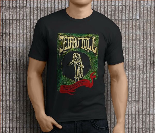 

новые популярные jethro tull полуночников men black t-рубашки s-3xl