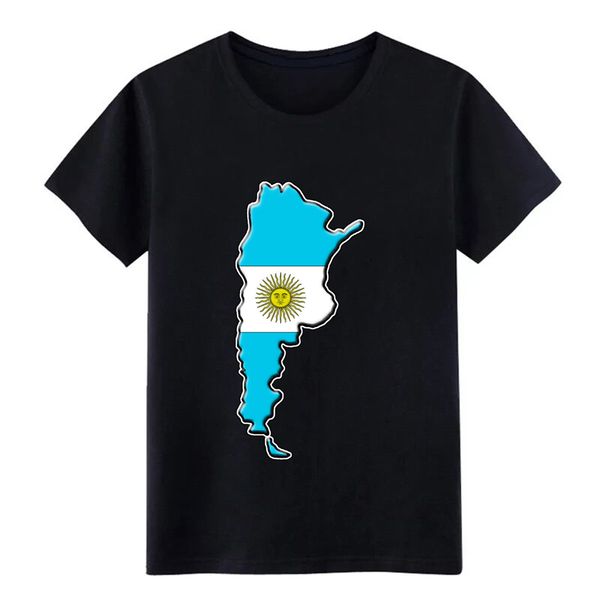 

argentina flag map t shirt customize tee shirt o neck homme gift authentic spring autumn family shirt