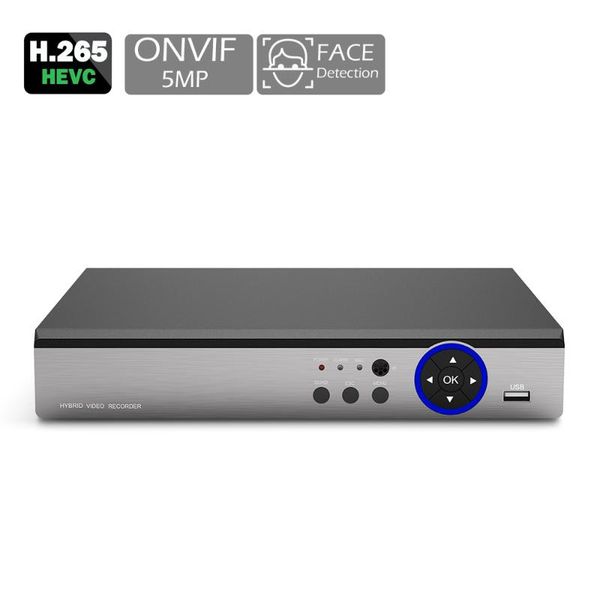 

32ch/16ch/9ch nvr vga hdmi 5m face detection h.265++ nvr cctv for ip camera onvif 2.0 security system 3g wifi, Black;white