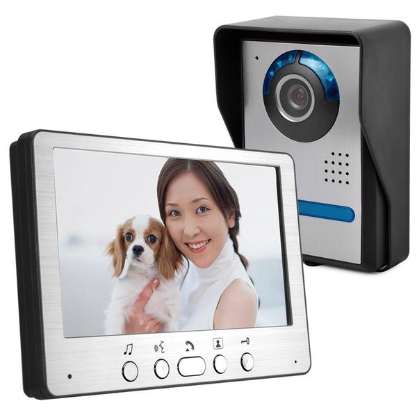 

hd 7 tft color video door phone intercom doorbell home security camera monitor night vision system