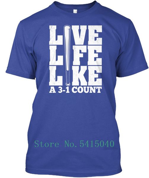 

3 8 baseball mom little league - live life like a 3-1 lovely tagless tee t-shirt