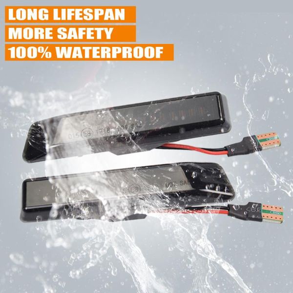 

flowing water blinker led dynamic turn signal light for e36 m3 facelift for x5 e53 side marker flashing indicator
