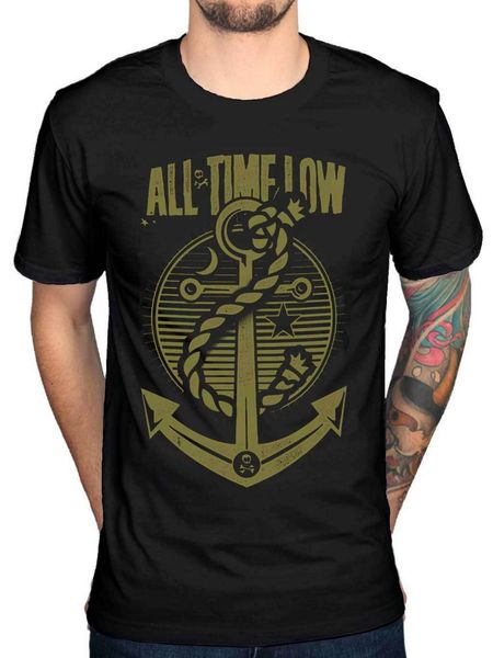 

official all time low holds it down t-shirt a love like war glamour kills panic cotton tee shirt new fashion cotton