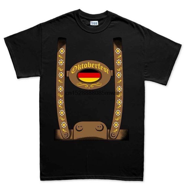

2020 fashion summer t shirt oktoberfest lederhosen beer mens t shirt tee t-shirt tee shirt