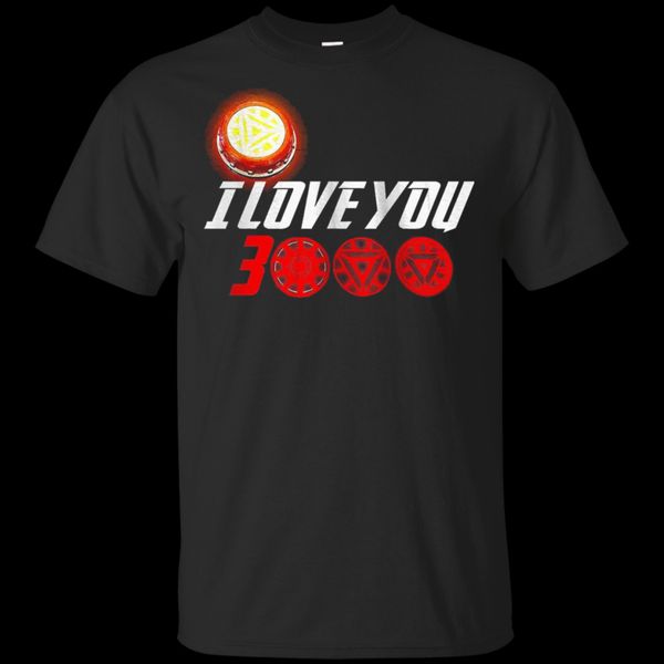 

i love you 3000 ironman legend never die new black navy t-shirt men s-3xl