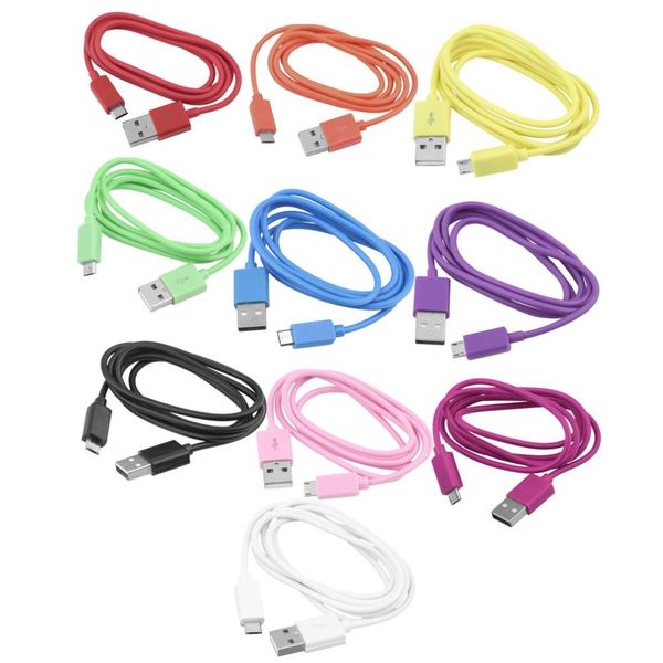 

round v8 usb to micro usb charge data cable for samsung for htc for motorola promotion