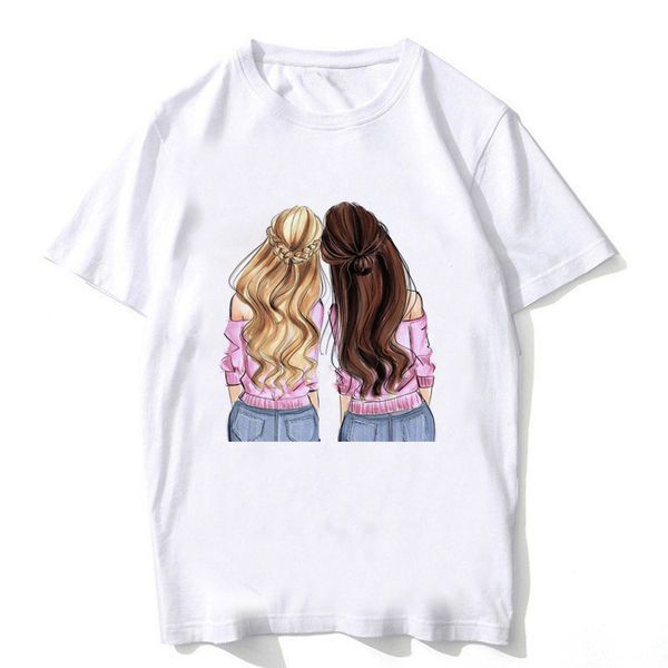 

friends tv print female vogue t shirt harajuku men white cotton t-shirt camisas mujer korean clothes new arrival tees