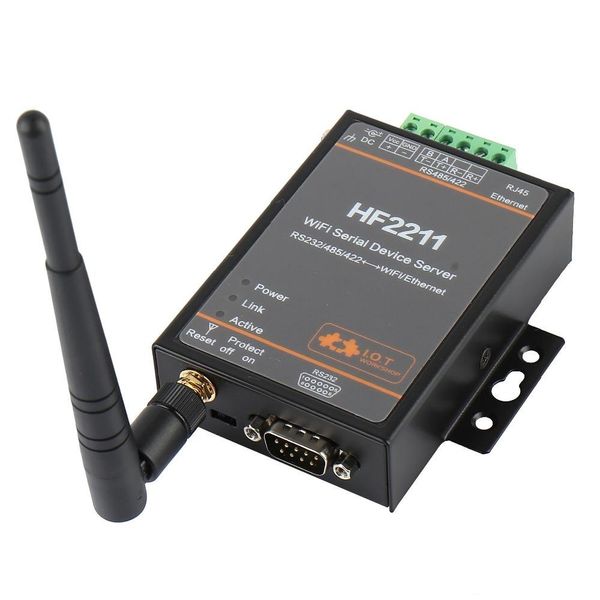 

industrial modbus serial rs232 rs485 rs422 to wifi ethernet converter device tcp ip telnet modbus 4m flash