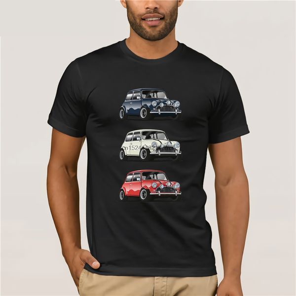 

retro the italian trio mini cooper t shirt popular car hipster style t-shirt