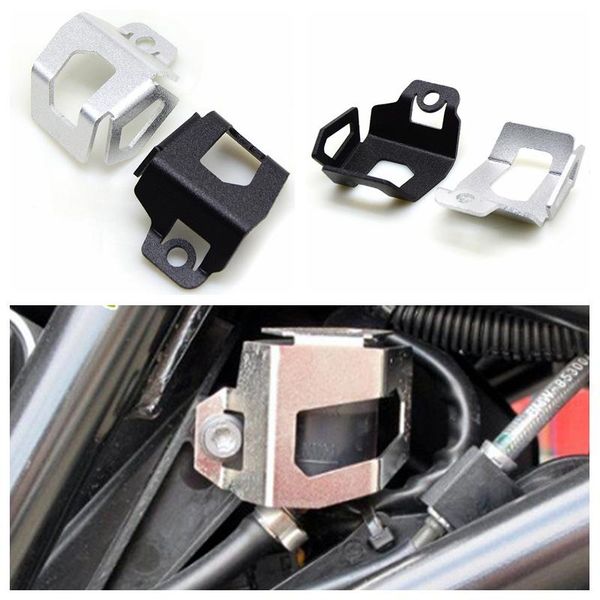 

motorcycle rear brake pump fluid tank reservoir guard protector cover for f800gs f700gs 2013-2020 motorbike protector cover