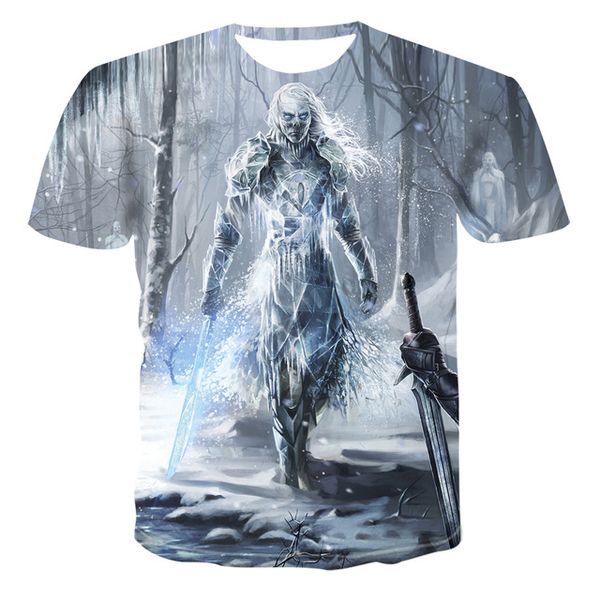 

idol character graphic 3d summer boy clothing 3d print shirts horror kawaii oversized men clothing