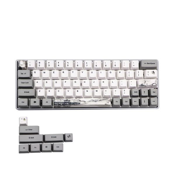 

dye subbed keycap 60% pbt oem keycap set mechanische toetsenbord voor gh60 rk61/alt61/annie /poker gk61 gk64 dz60