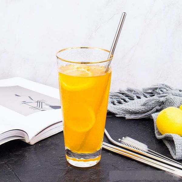 

stainless steel straw bent and straight straw drinking straws metal straw party wedding bar drinking tools a578