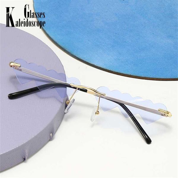 

women heart-shade sun glasses ladies small rimless sunglasses love heart eyewears for female metal frame eyeglasses, White;black