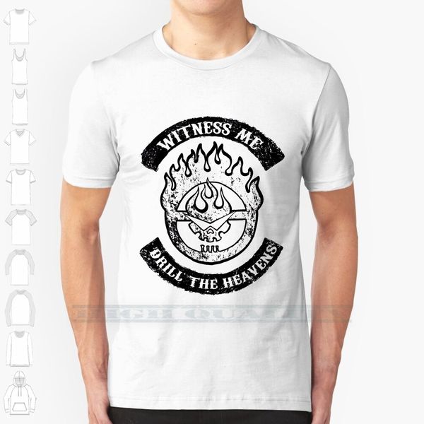 

witness me drill the heavens white custom design print for men women cotton new cool tee t shirt big size 6xl witness