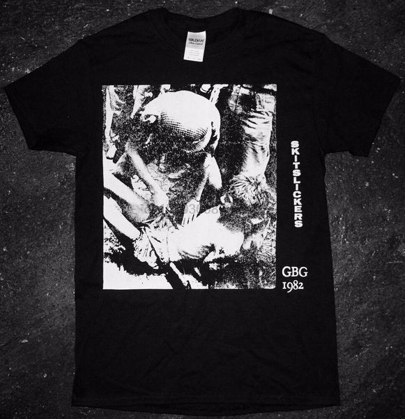 

skitslickers - gbg 1982 t-shirt (панк-хардкор разряд cimex shitlickers