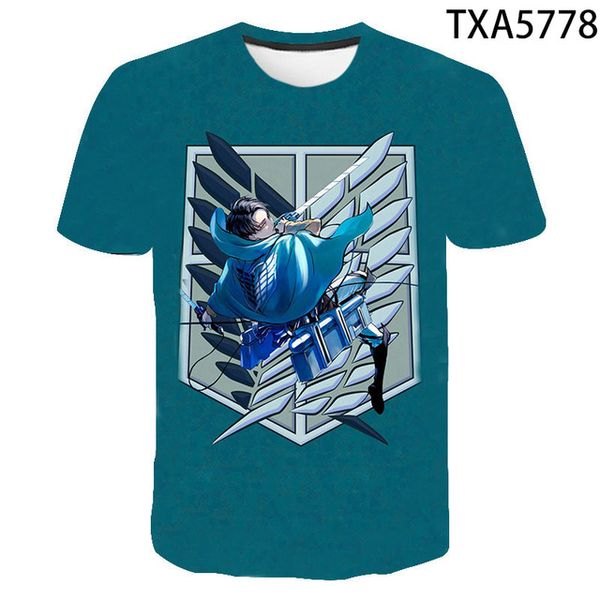 

new attack on titan 3d comfortable trend high-quality 3d print shirts humor humor hentai men clothing