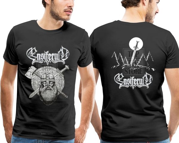 

ensiferum меч топор shirt s m l xl folk metal t shirt официальный tshirt new