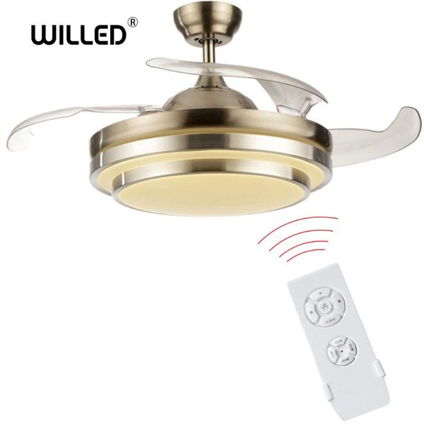 

electric fans ceiling fan with led lights 220v remote control 36/42 inch for factory office living room parlor drop