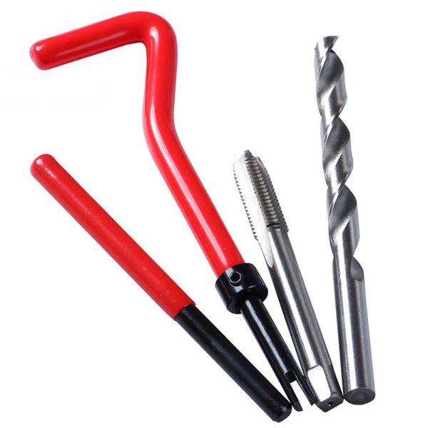 

30pcs tap wrench cutter repair kit hand tools red thread wire insert stainless steel small wrench repairing tool kit m5/m6/m8