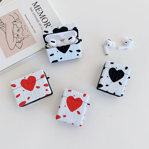 

Fashion AirPods pro case trendy Bluetooth wireless earphone shell AirPods1/2/3 generation couple protective cover anti-fall case