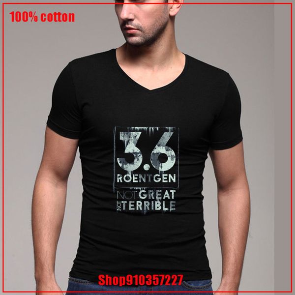 

chernobyl v-neck short sleeve men t shirt basic tees summer t-shirt mens clothing summer t shirt 4xl 5xl plus size