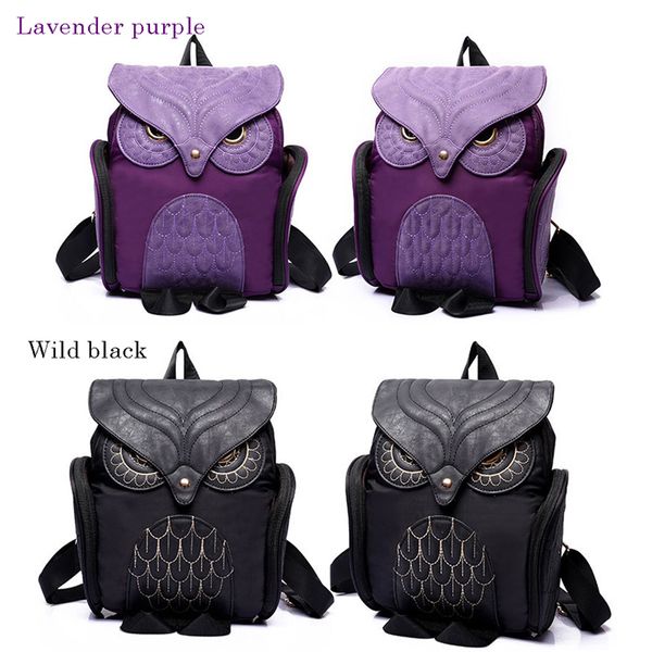 

fashion backpack 3d animal bags owl backpack