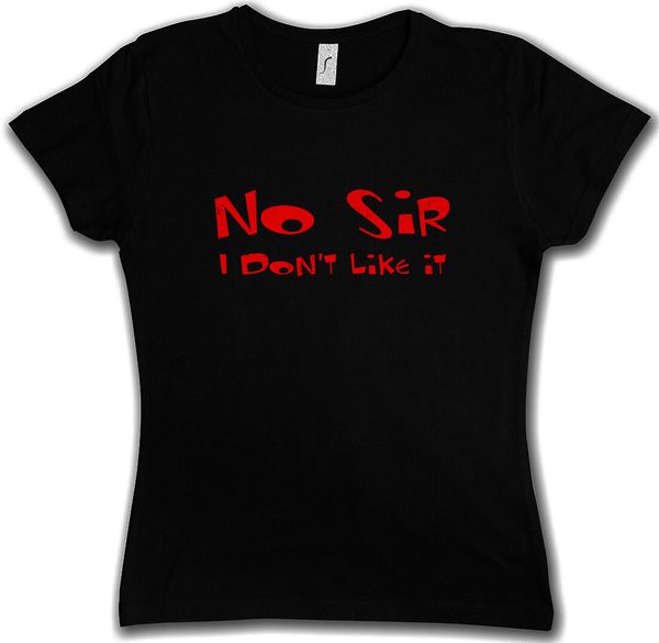 

no sir i don't like it woman t-shirt mr. horse ren & pferd and stimpy
