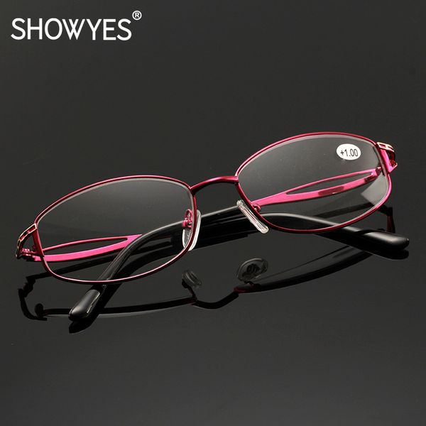 

women fashion reading glasses ultralight nerd glasses diopter presbyopic reader +1.0~+4.0 red hyperopia spectacles 593, White;black