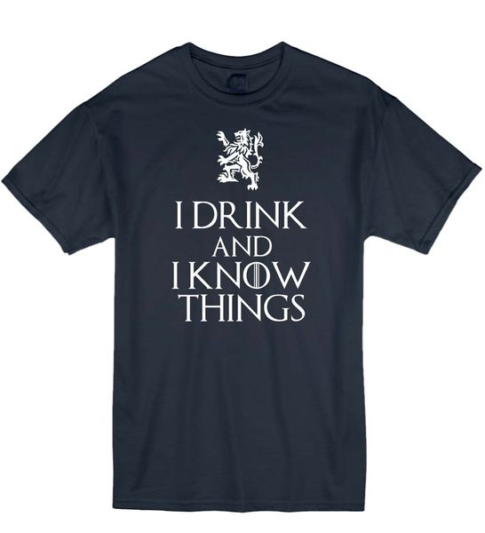 

2019 i drink and i know things got thrones snow winter t-shirt t shirt gift