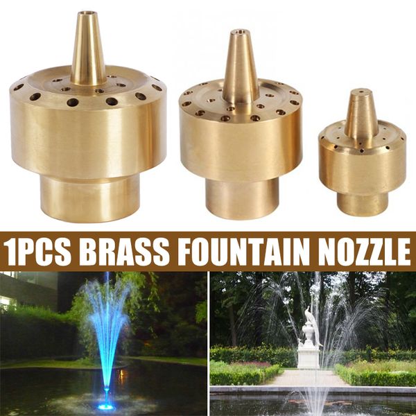 

brass blossom water fountain nozzle spray pond sprinkler head for garden waterscape landscape 2020ing