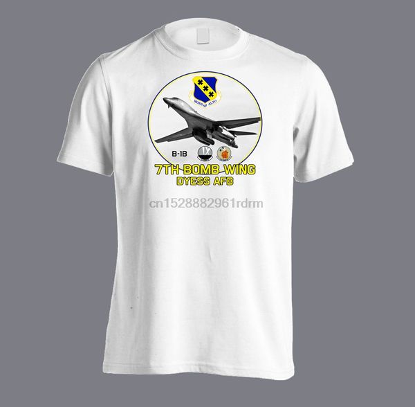 

7th bomb wing t shirt b-1b lancer dyess air force base 28th 9th bomb squadron comfortable t shirtcasual short sleeve tee