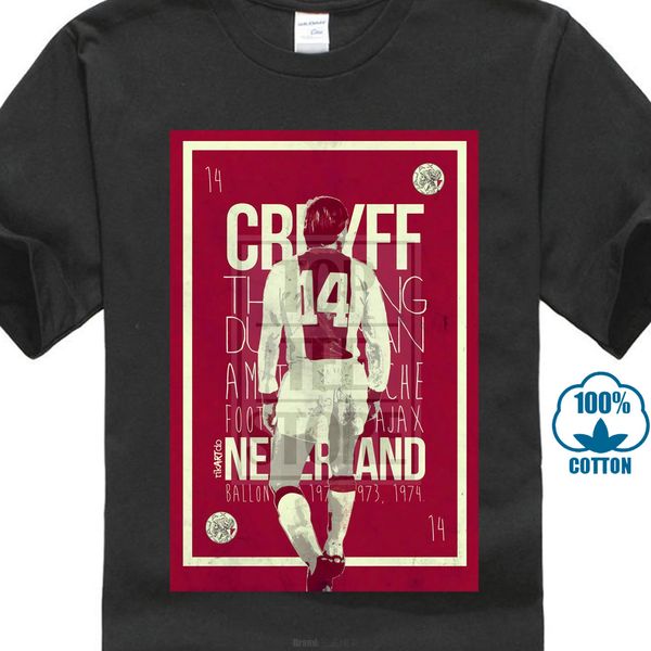 

johan cruyff netherlands footballer shirt t shirt vintage look