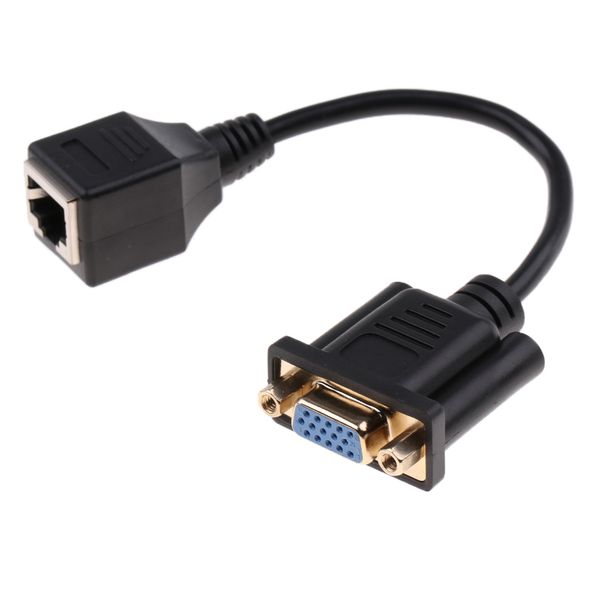 

vga female to rj45 female extender connector cat5/5e network cable adapter