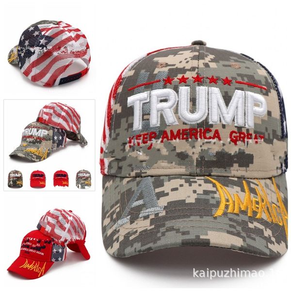 

president trump hats keep america great 2020 baseball cap usa national flag mens women hat embroidery camouflage general election 12 5kp f2