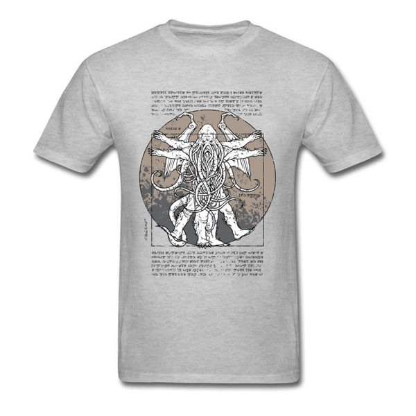 

lovecraft tees men t-shirt cthulhu lovecraftian retro fashion michelangelo 100% cotton fabric round neck mens tshirt party