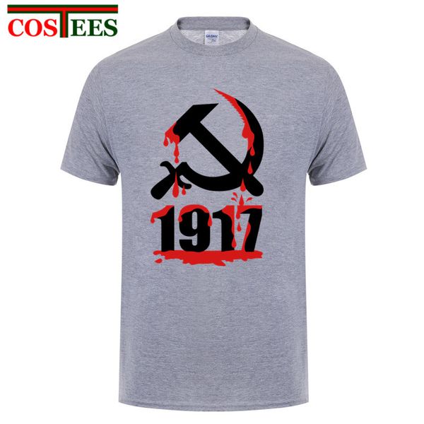 

new unique red cccp russian t shirts men ussr soviet union kgb man t-shirt moscow russia lenin 1917 tees cotton o neck tees