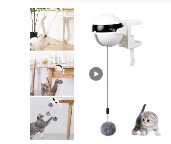 

electric automatic lifting cat ball toy interactive puzzle smart pet cat ball teaser toys pet supply lifting balls electric