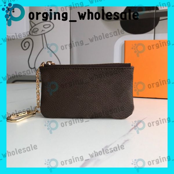 

zipper short wallets key pouch coin purse leather holds fashion classical women key holder small leather key wallets la, Red;black