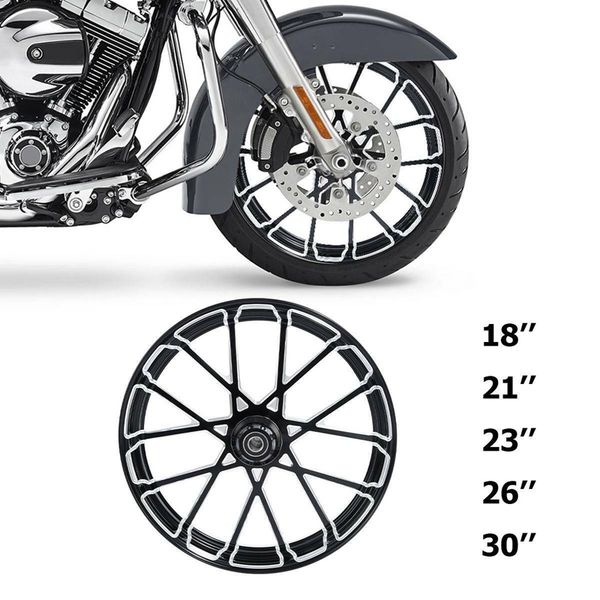 

motorcycle 18''-30'' front wheel rim hub single disc fit for touring 2008-2020 2020