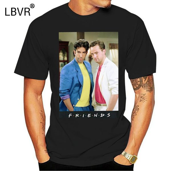 

friends mens ross and chandler college t-shirt