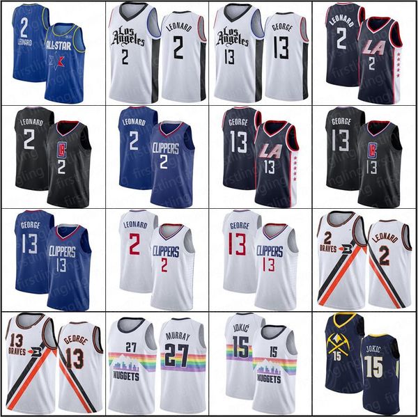 

denver nuggets nikola jersey jokic jamal 27 murray la clippers jersey kawhi jersey leonard paul 13 george mutombo, Black;red