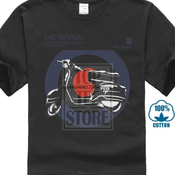 

лето с коротким рукавом плюс размер merc target scooter футболка tee shirt